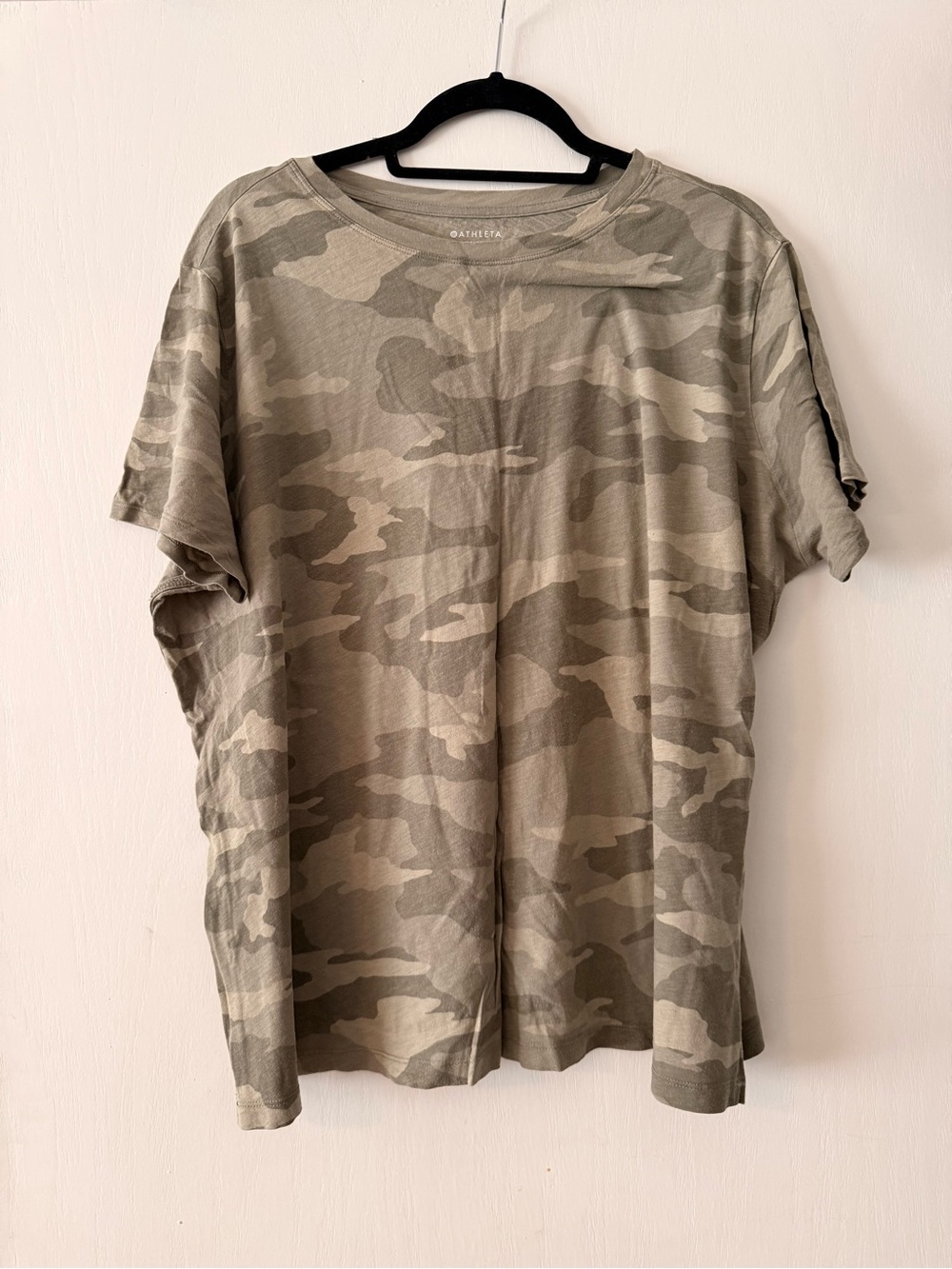 Athleta Camouflage Short Sleeve Tee